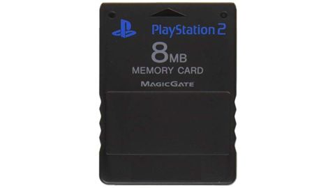 Carte Mémoire noire 8 Mo pour Playstation 2 - noire