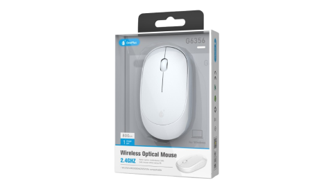 Souris sans fil - 2.4Ghz 800 DPI - G6356 - Blanc