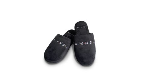 Chaussons Friends noirs Logo