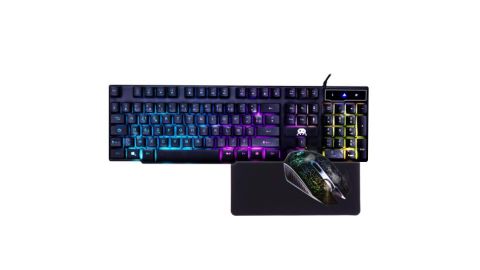 Pack Clavier + Souris + Tapis Polychroma CS-200