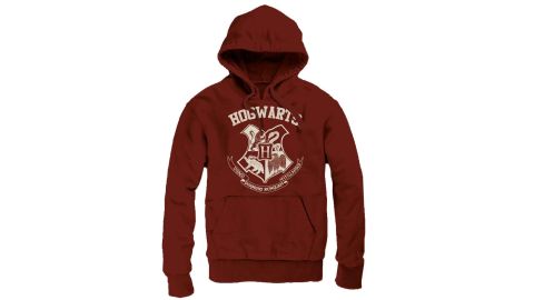 Sweat Harry Potter Hogwarts bordeaux à capuche